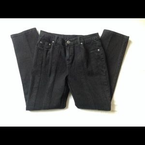 DG Mid Rise Black Jeans Petite 2P